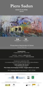 Invito Mostra Genesi di un artista Piero Sadun