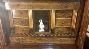 Secretaire metà '800 legno di noce Toscana                